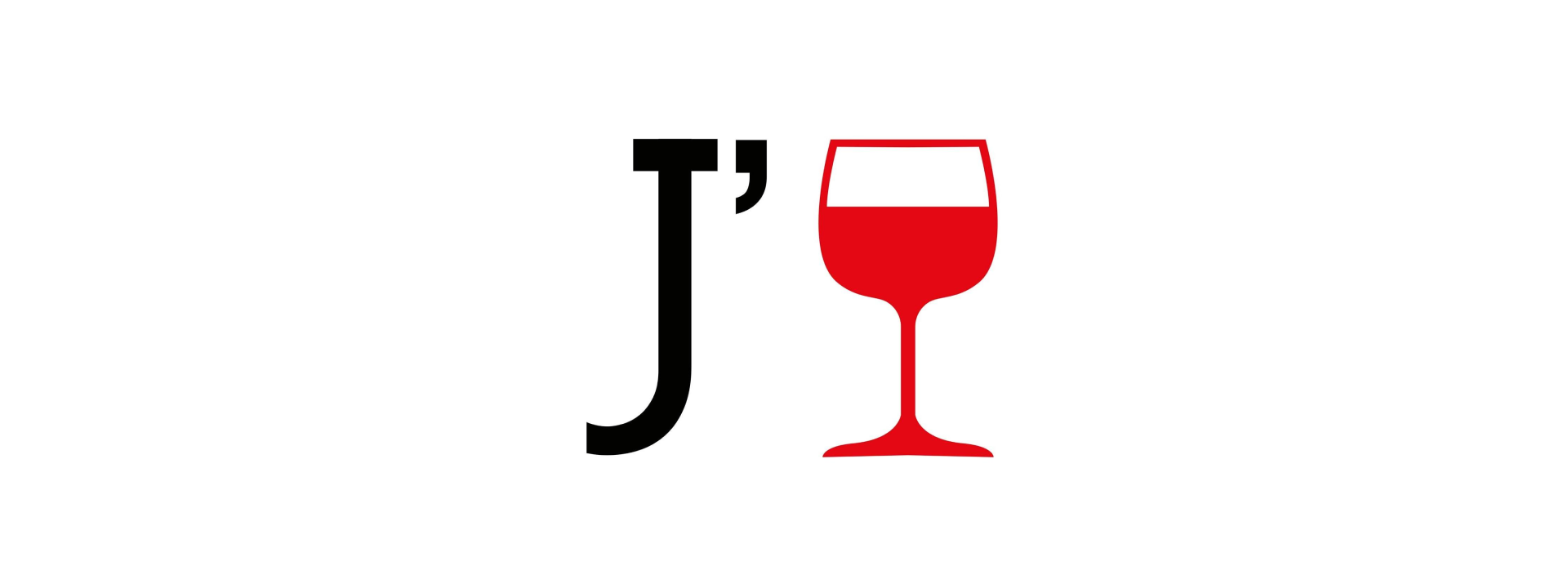Heavn : Un verre à vin rouge de Bordeaux avec la lettre j.